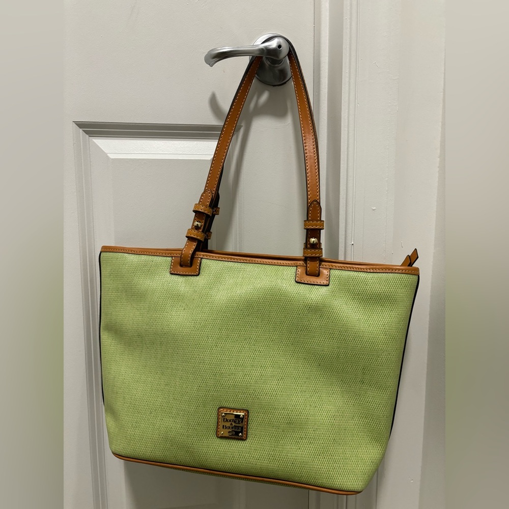 Dooney & Bourke Green Leather Shoulder Bag